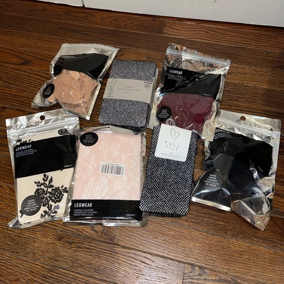 Forever 21 Accessories - Women’s bundle of patterned tights size small/ medium